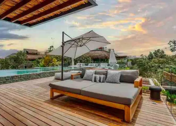 5 Star New Luxury With Cenote And Infinity Pool Appartement Tulum Pueblo